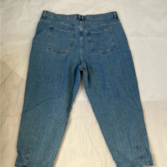 H&M women's light wash, curvy jeans Blue size XXL NWT - Picture 6 of 11